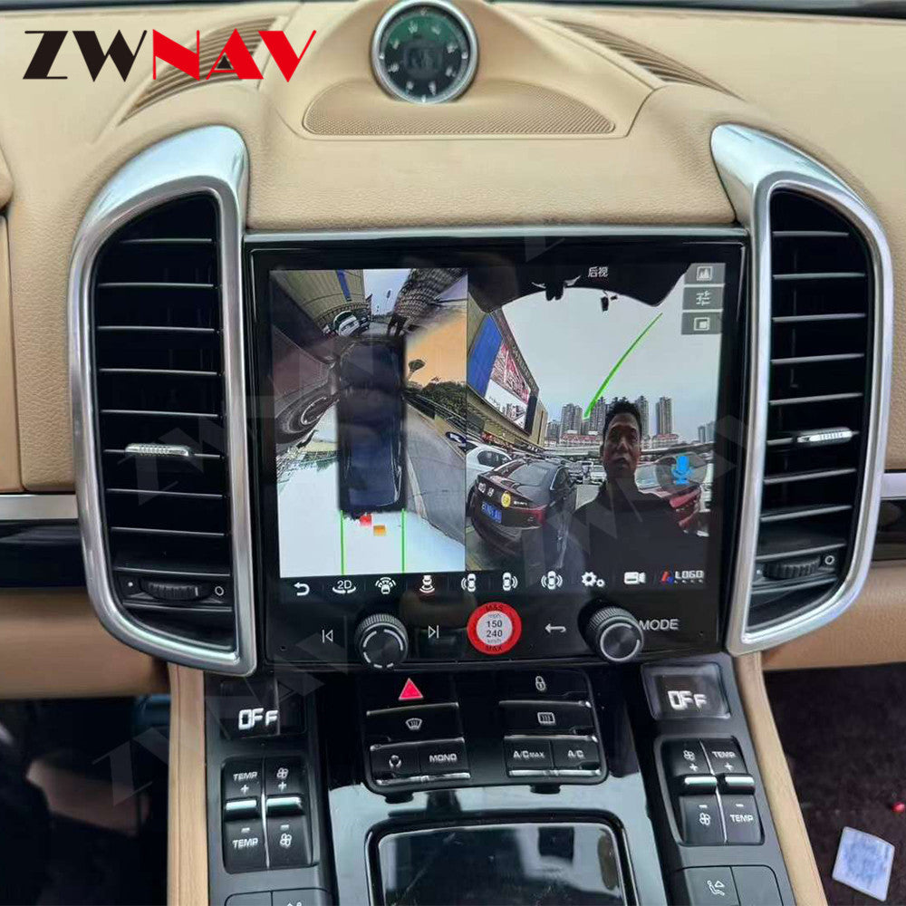 Porsche Cayenne 2010-2016 Wireless Carplay & Android Auto Tesla-style Screen 9 Inch