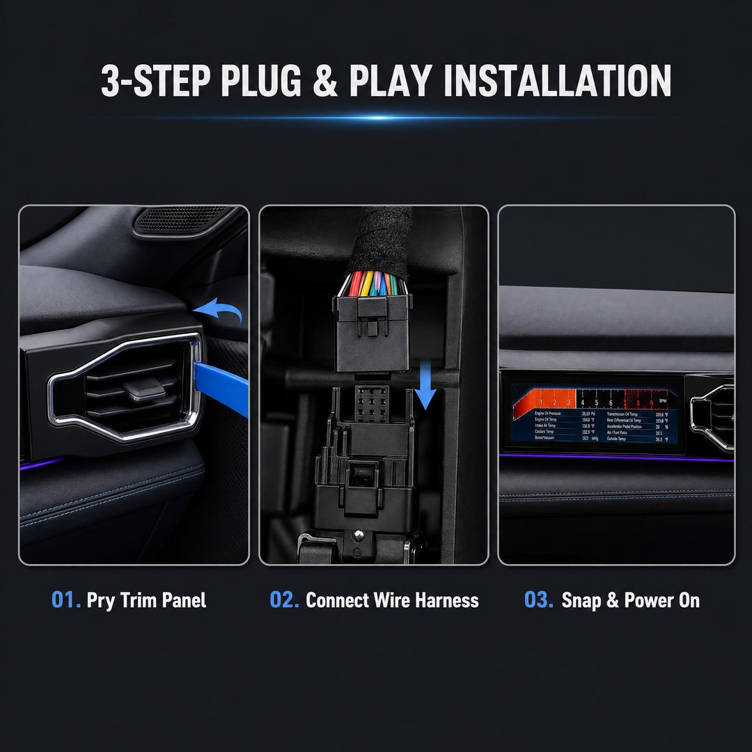2024-2027 Ford Mustang Co-pilot HD Touch Screen | Wireless CarPlay & Android Auto