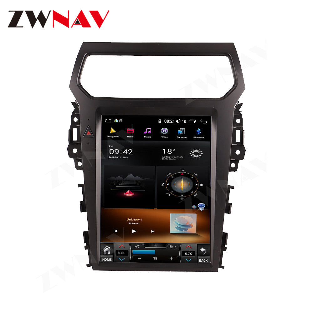 12.1 Inch Extra large screen  Android Car Radio For Ford Explorer 2014-2019 Video Player Stereo Auto GPS Navi DSP Carplay