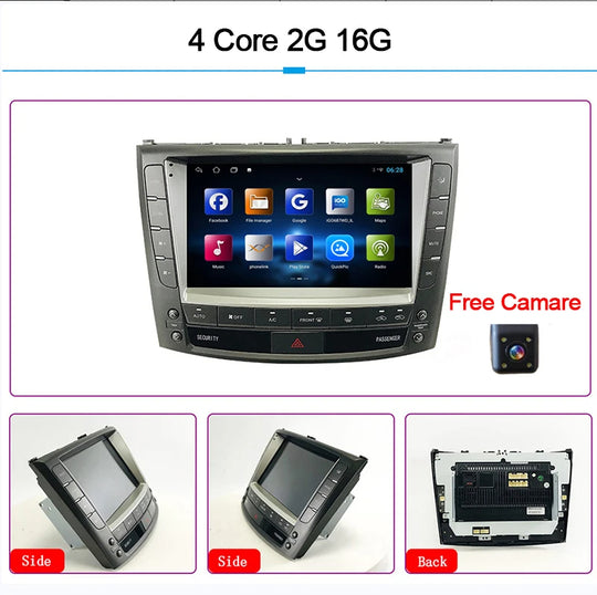 Lexus IS 2005-2013 Wireless Carplay & Android Auto  Tesla-style Screen