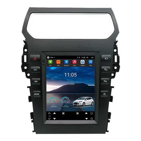 9.7 inchTesla Screen For Ford Explorer 2011-2019 Android 13.0 Car Radio Player GPS Navi Auto Stereo Multimedia Video DSP Carplay 4G SIM