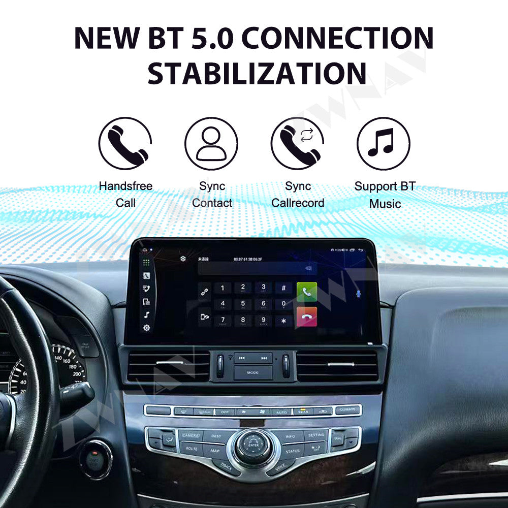 12.3inch Screen Android 15.0 For Infiniti JX35 QX60 2012 - 2019 Car Radio Multimedia Video Recorder Player HeadUnit Navi GPS