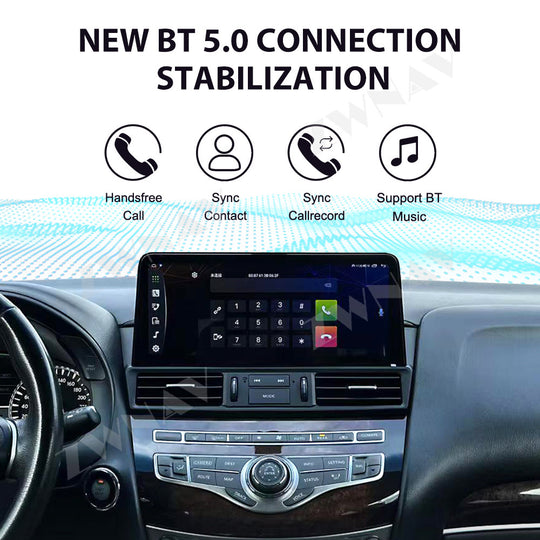 12.3inch Screen Android 15.0 For Infiniti JX35 QX60 2012 - 2019 Car Radio Multimedia Video Recorder Player HeadUnit Navi GPS