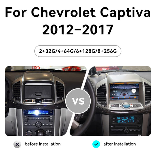 8 Inch Tesla Screen For Chevrolet Captiva 2012-2017 Android 13.0 Car  Radio  Player GPS Navi Auto  Stereo Multimedia Video DSP Carplay 4G SIM