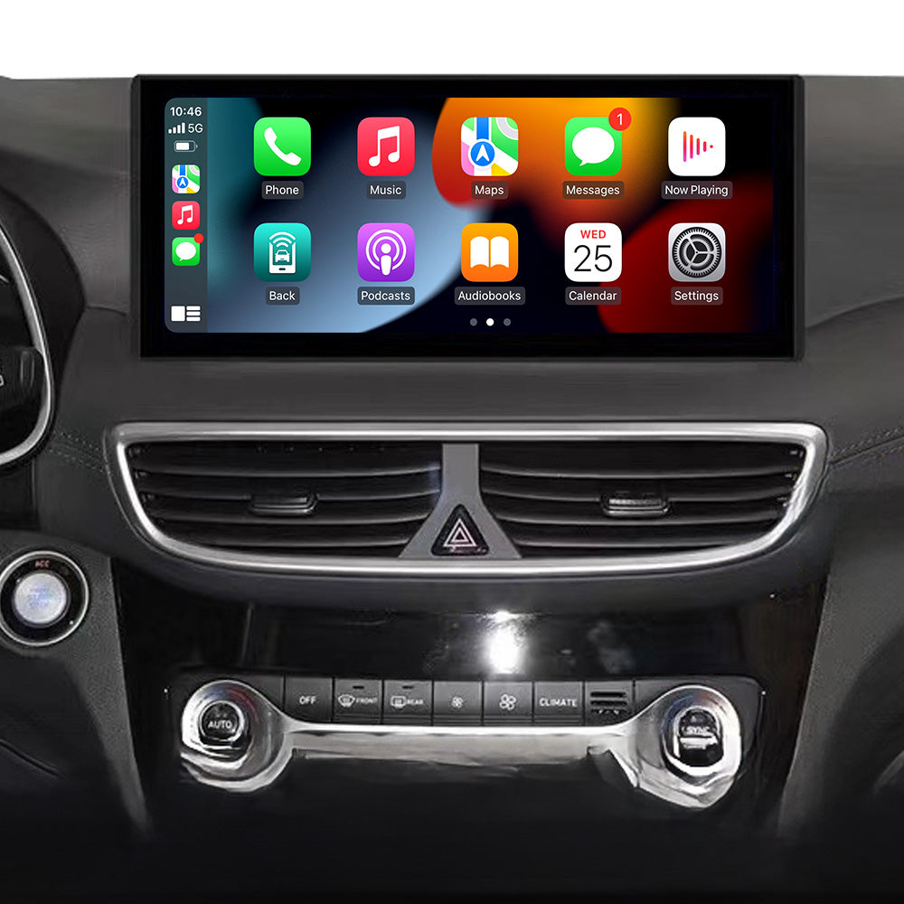 Hyundai Tucson 2019-2020 Wireless Carplay & Android Auto Tesla-style Screen