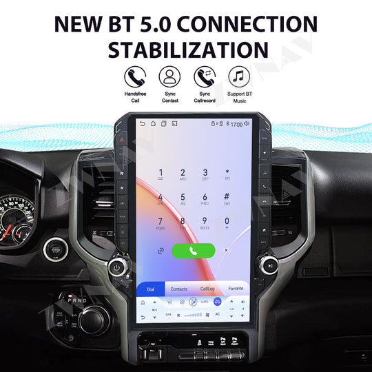 14.5 inches Tesla Screen Android 15.0 Car Multimedia Player For Dodge Ram 1500 2500 3500 2019-2023 GPS radio stereo head unit (Copy)