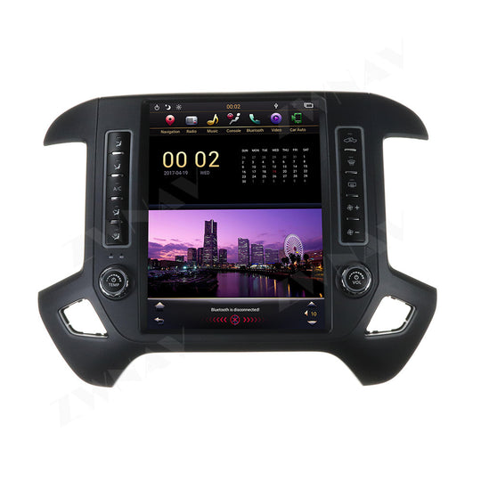 GMC / Chevroler  Silverado 2015-2019 Wireless Carplay & Android Auto Tesla-style Screen 12.1 Inch  Black