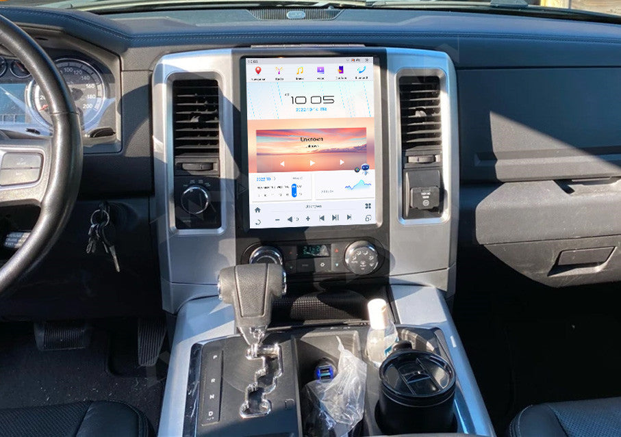 Dodge Ram 2008-2012 Wireless Carplay & Android Auto Tesla-style  12.1 Inch