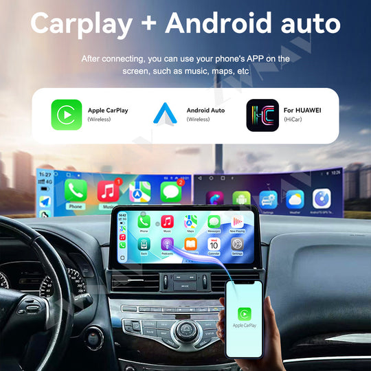 12.3inch Screen Android 15.0 For Infiniti JX35 QX60 2012 - 2019 Car Radio Multimedia Video Recorder Player HeadUnit Navi GPS