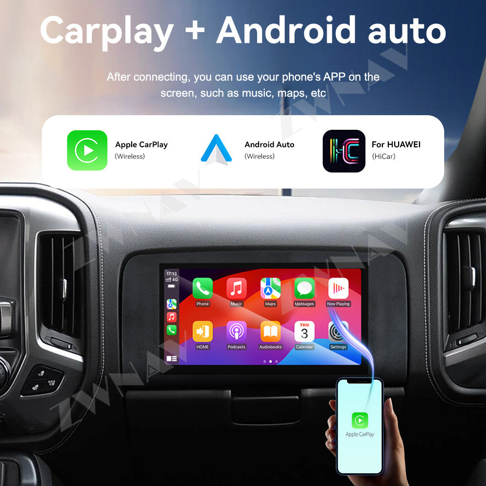 Porsche Cayenne 2010-2016 Wireless CarPlay & Android Auto Copilot Seat Screen 15 Inch
