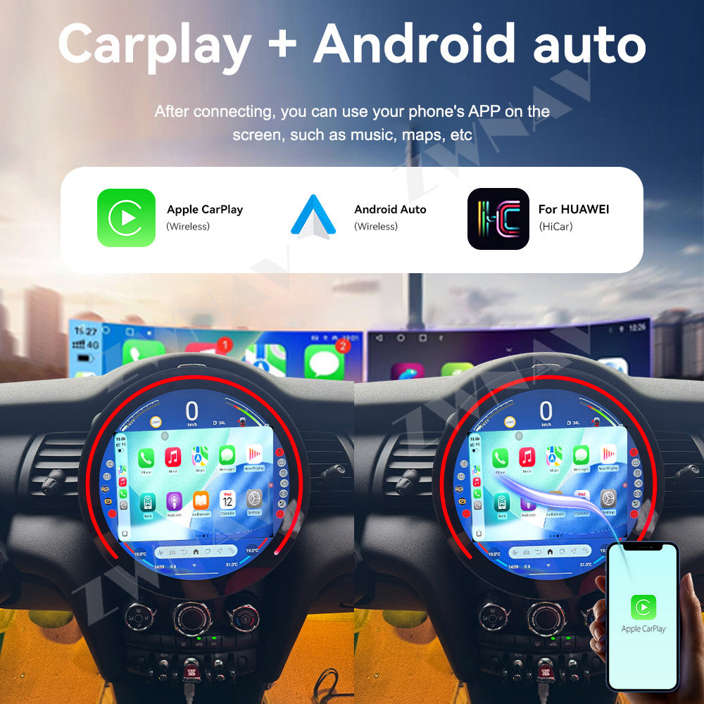 11.9 inch Android Car Radio For MiniF55 F56 F57 F60 2016-2023 Stereo Upgrade