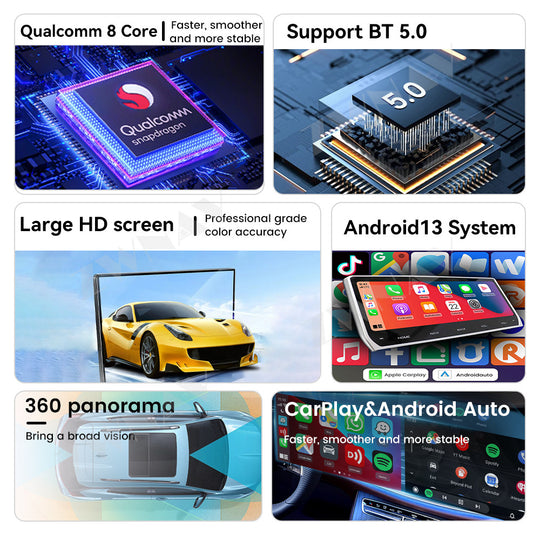 Ford F150 2009-2014 Wireless Carplay & Android Auto Tesla-style Screen  14.4 inch