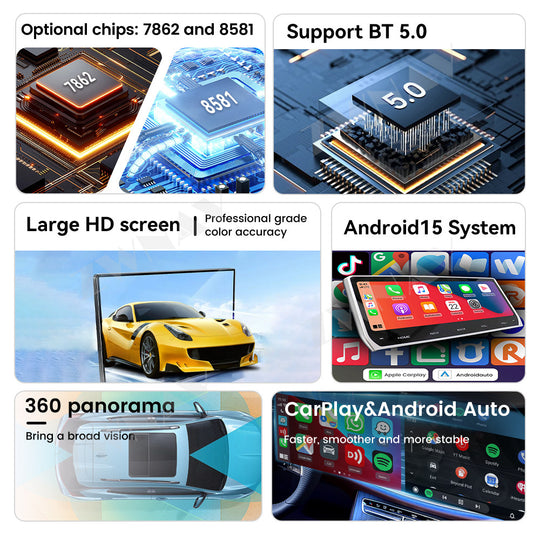 Nissan Pathfinder 2012-2021 Wireless Carplay & Android Auto Tesla-style Screen 9.7 Inch