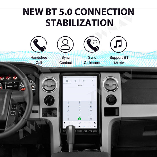 Ford F150 2009-2014 Wireless Carplay & Android Auto Tesla-style Screen  14.4 inch