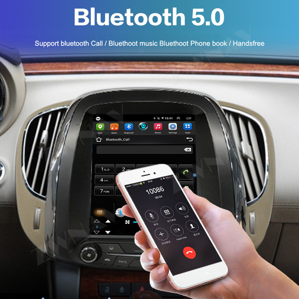 Buick Crossover 2007-2016 Wireless Carplay & Android Auto Tesla-style Screen