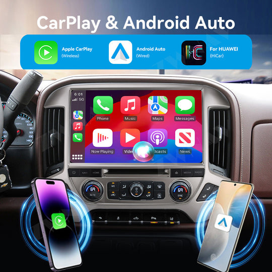 Chevroler GMC 2013-2020  Wireless Carplay & Android Auto Tesla-style Screen 13.3 Inch