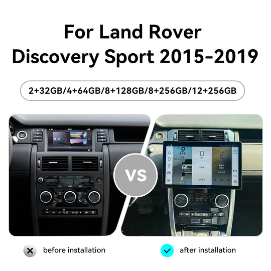 Tesla Screen For Land Rover Discovery Sport 2015-2019 Android  13.0 Car  Radio  Player GPS  Navi Auto  Stereo Multimedia Video DSP Carplay 4G SIM