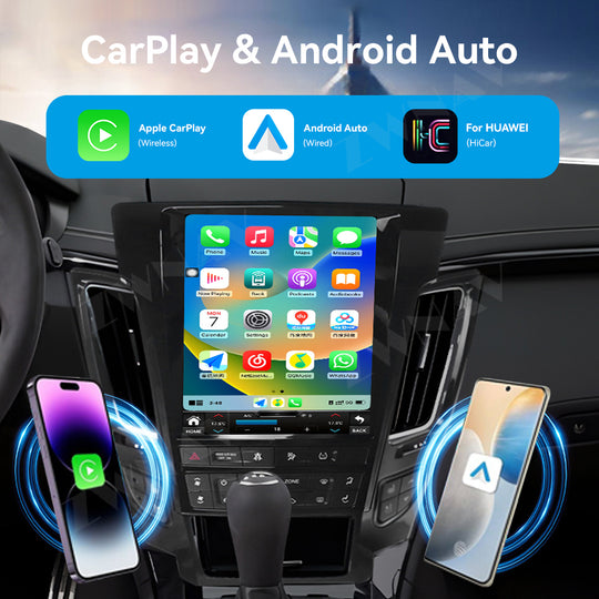 Cadillac CTS  2008-2013 Wireless Carplay & Android Auto Tesla-style Screen 10 Inch