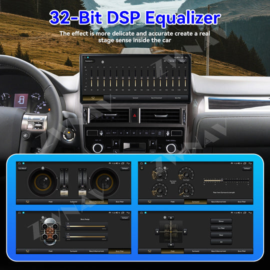 Android 13 For Lexus GX400 GX460 2010-2019 Car Multimedia Radio Stereo Player GPS Navi Head Unit Qualcomm Snapdragon Carplay Din