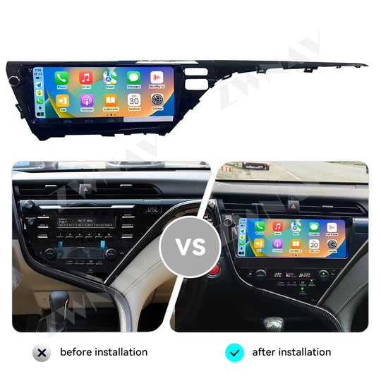 Tesla Screen For Toyota Camry 2018-2019  Android 13.0 Car  Radio  Player GPS Navi Auto  Stereo Multimedia Video DSP Carplay 4G SIM