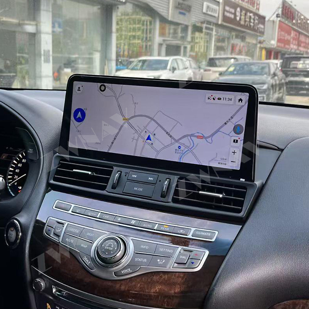 12.3inch Screen Android 15.0 For Infiniti JX35 QX60 2012 - 2019 Car Radio Multimedia Video Recorder Player HeadUnit Navi GPS