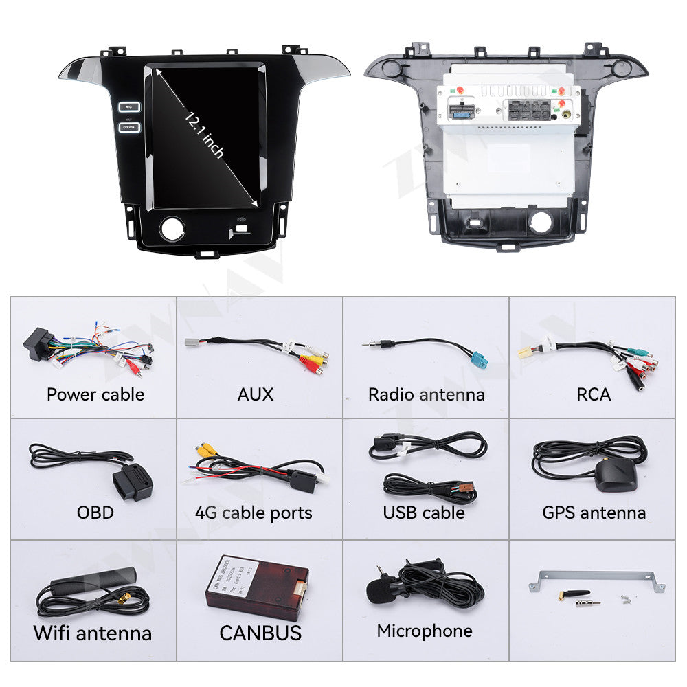 Tesla Screen For Toyota Prado 2018-2020 Android 13.0 Car Radio Player GPS Navigation Auto Stereo Multimedia Video DSP Carplay 4G SIM