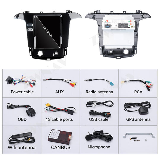 Tesla Screen For Toyota Prado 2018-2020 Android 13.0 Car Radio Player GPS Navigation Auto Stereo Multimedia Video DSP Carplay 4G SIM