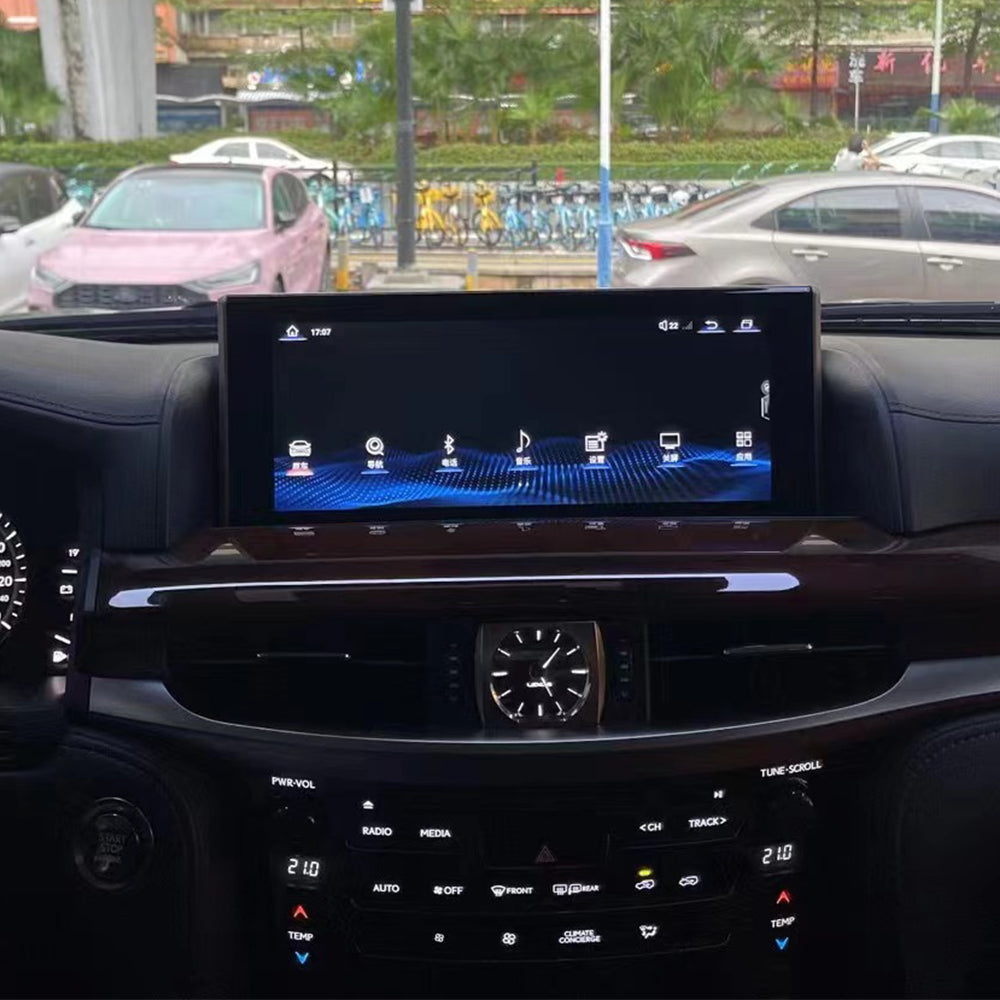 Tesla Screen For Lexus LX570 2015-2021  Android 13.0 Car  Radio  Player GPS Navi Auto  Stereo Multimedia Video DSP Carplay 4G SIM