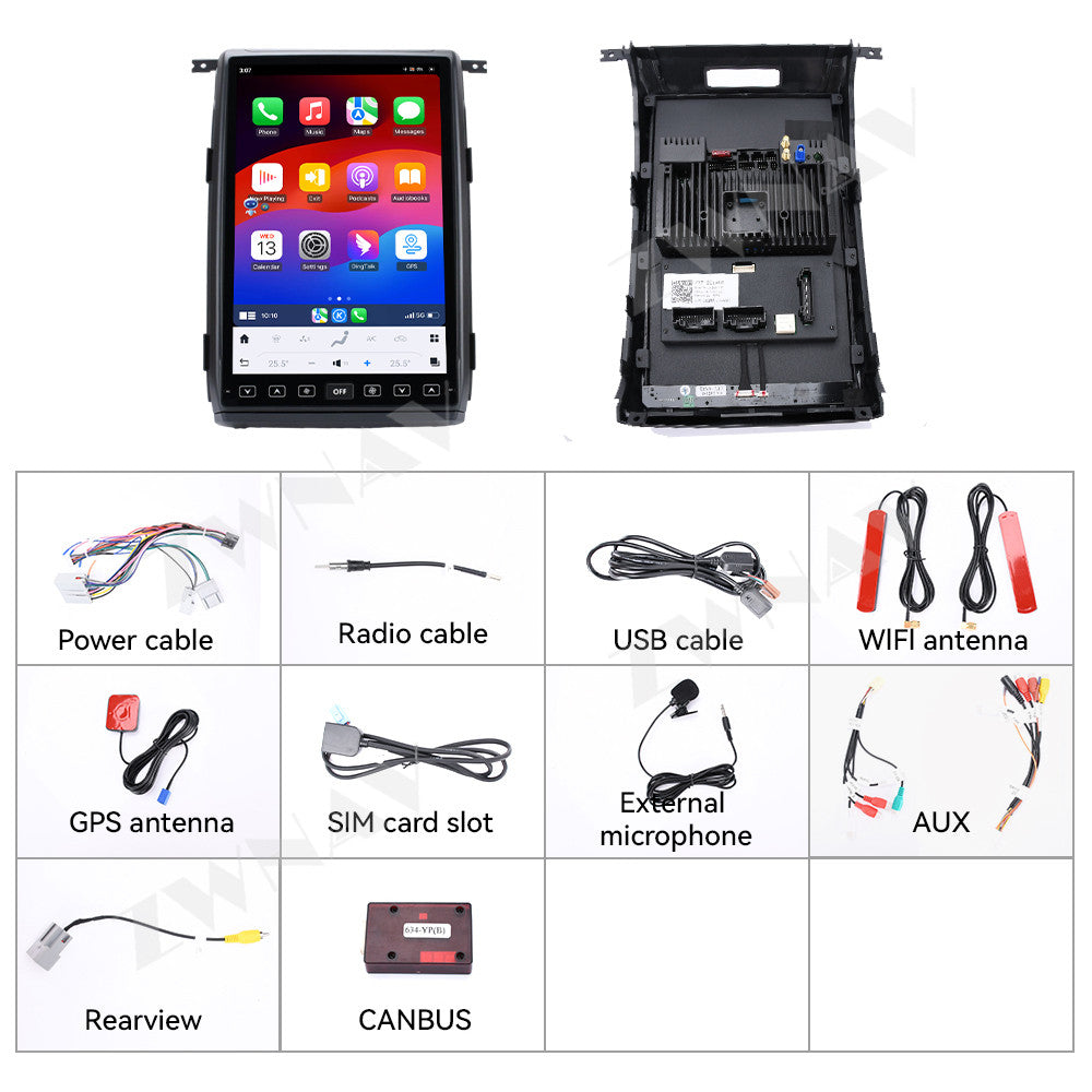 Ford F150 2009-2014 Wireless Carplay & Android Auto Tesla-style Screen  14.4 inch