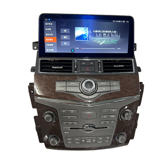 For Nissan Patrol Amanda Infiniti QX56 QX80 2010-2019 Wireless Carplay & Android Auto Tesla-style Screen