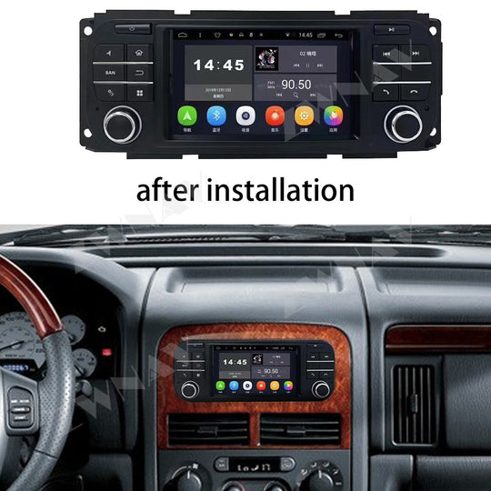 Tesla Screen For Jeep Grand Cherokee 2004-2005  Android 13.0 Car  Radio  Player GPS Navi Auto  Stereo Multimedia Video DSP Carplay 4G SIM