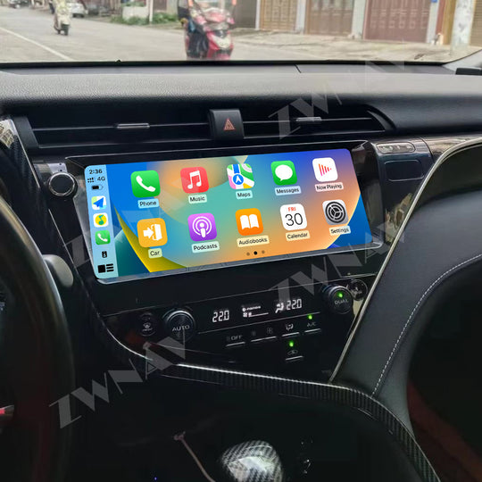 Tesla Screen For Toyota Camry 2018-2019  Android 13.0 Car  Radio  Player GPS Navi Auto  Stereo Multimedia Video DSP Carplay 4G SIM