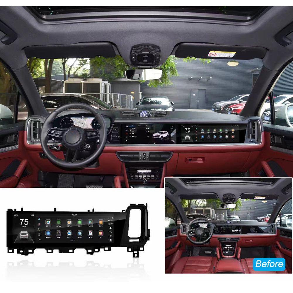 Porsche Cayenne  2010-2016 Wireless Carplay & Android Auto  Copilot Seat Screen 15 Inch