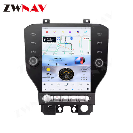 Ford Mustang 2015-2020 Wireless Carplay & Android Auto Tesla-style Screen 10.5 Inch