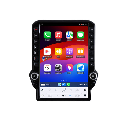 14.5 inches Tesla Screen Android 15.0 Car Multimedia Player For Dodge Ram 1500 2500 3500 2012-2018 GPS radio stereo head unit