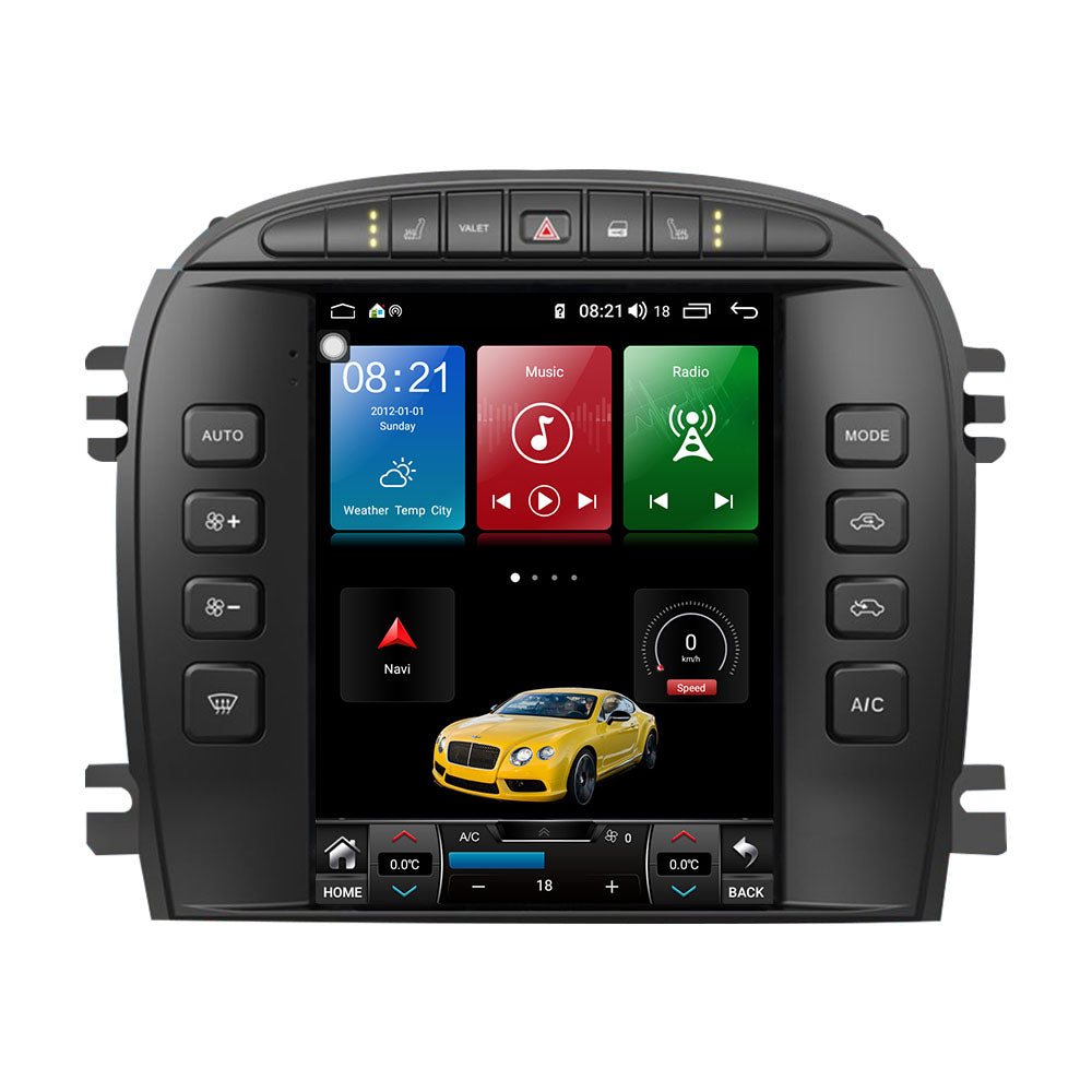 Jaguar S-Type 2003-2008 Wireless Carplay & Android Auto  Tesla-style Screen