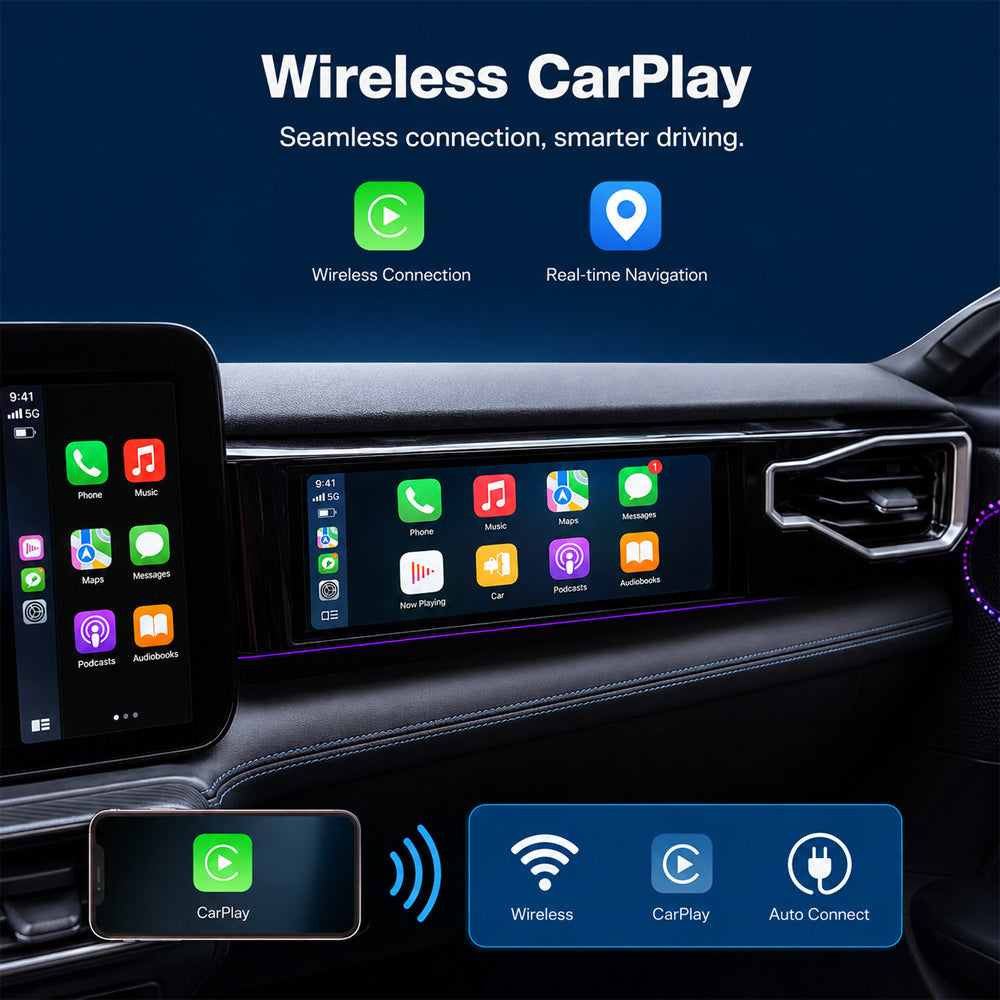 2024-2027 Ford Mustang Co-pilot HD Touch Screen | Wireless CarPlay & Android Auto