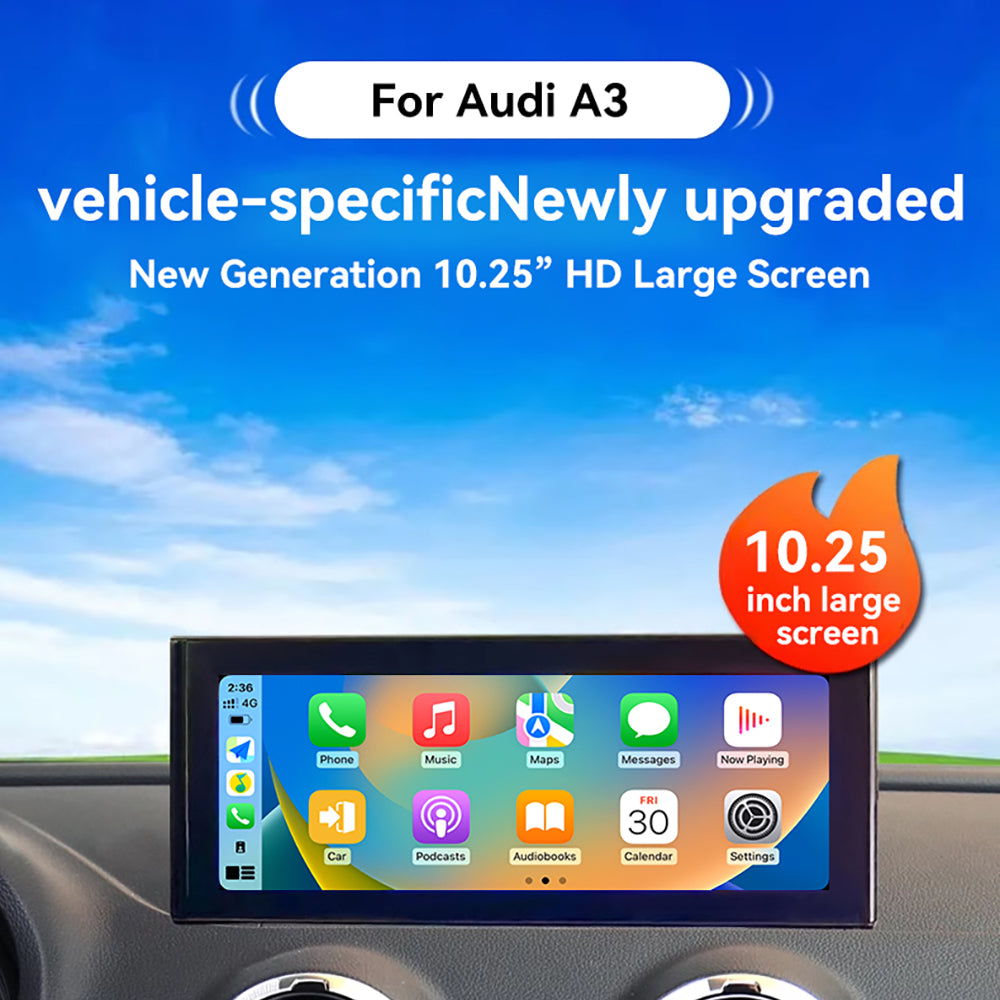 Tesla Screen For Audi A3 Android 13.0 Car  Radio Player GPS  Navi Auto  Stereo Multimedia Video DSP Carplay 4G SIM