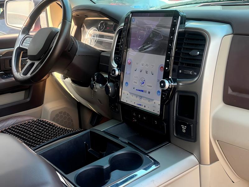 14.5 inches Tesla Screen Android 15.0 Car Multimedia Player For Dodge Ram 1500 2500 3500 2012-2018 GPS radio stereo head unit