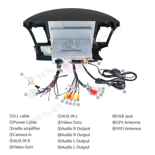 12.1'' Android Auto Vertical Screen Multimedia Stereo For MITSUBISH LANCER EX 2010~2015 GPS Navigation Car Radio Audio Head Unit