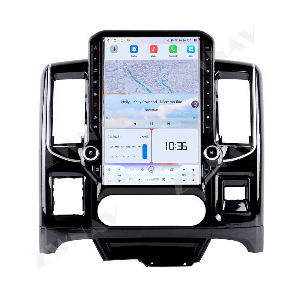 14.5 inches Tesla Screen Android 15.0 Car Multimedia Player For Dodge Ram 1500 2500 3500 2008-2011 GPS radio stereo head unit