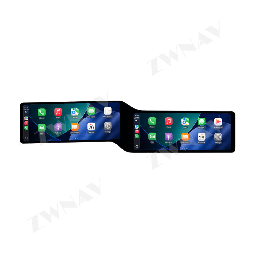 24.6inch 4K Android 15.0 Radio Receiver For Mercedes Benz C Class GLC W205 2015-2022 Auto Audio Stereo Video Player GPS Head Unit