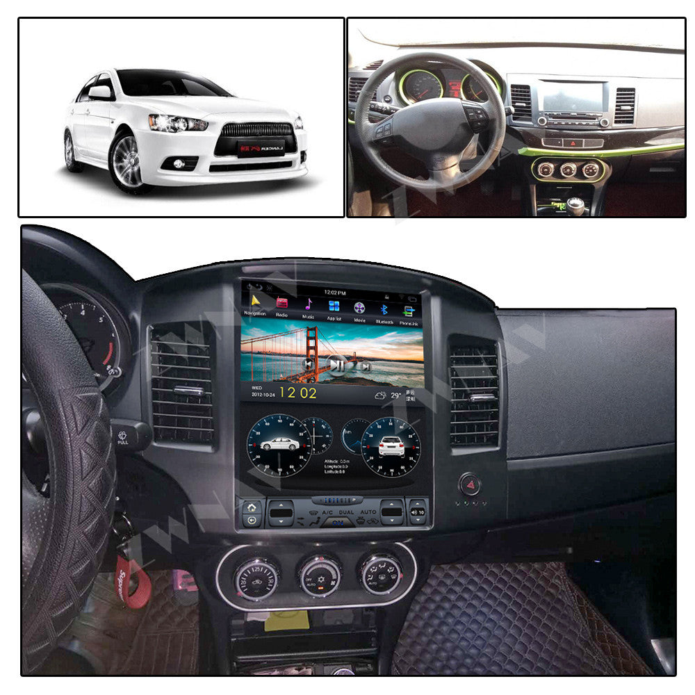 12.1'' Android Auto Vertical Screen Multimedia Stereo For MITSUBISH LANCER EX 2010~2015 GPS Navigation Car Radio Audio Head Unit