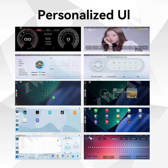 12.3 inch Dual Screen Universal Car Radio Multimedia Android Stereo Tape Recorder Car DVD GPS Navigation Auto Stereo Head Unit Audio Video
