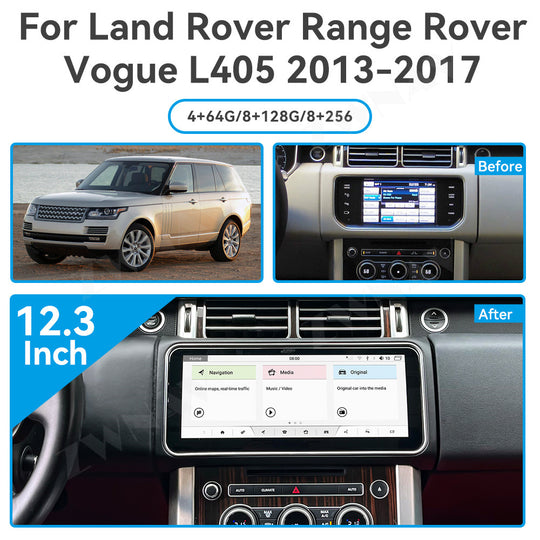 Land Rover/Range Rover Vogue  2012-2018 Wireless Carplay & Android Auto Screen 12.3 Inch