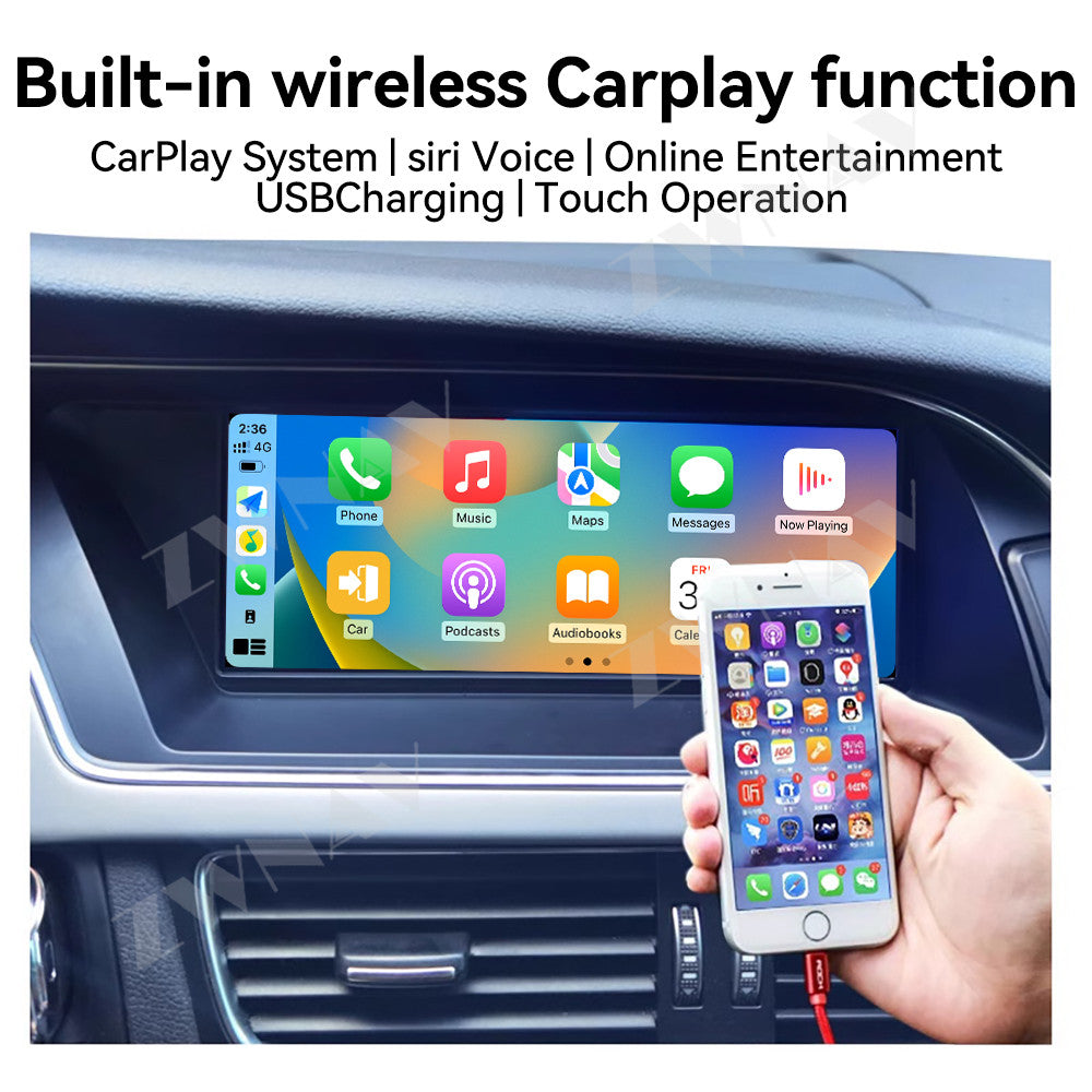 8.8 Inch Tesla Screen For Audi A4L Q5 A5 Android 13.0 Car  Radio Player GPS  Navi Auto  Stereo Multimedia Video DSP Carplay 4G SIM