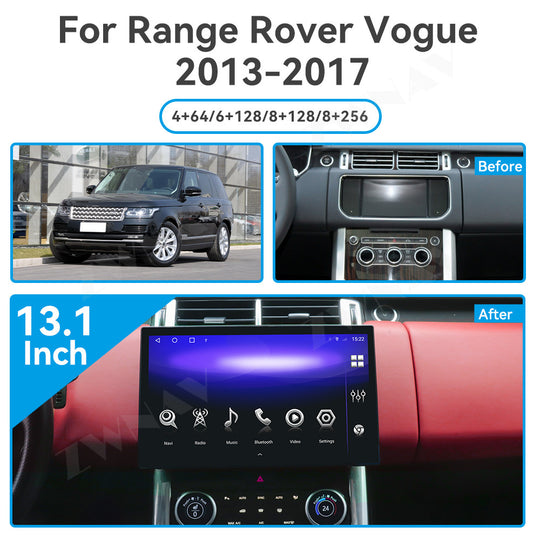 Range Rover Vogue 2012-2019 Wireless Carplay & Android Auto Tesla-style Screen 13.1 Inch