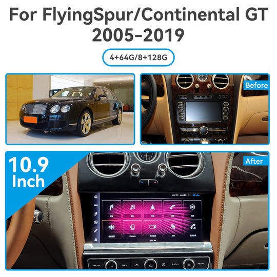 Bentley Continental Flying  Spur 2015-2020 Wireless App Carplay & Android Auto