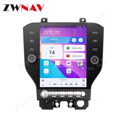 Ford Mustang 2015-2020 Wireless Carplay & Android Auto Tesla-style Screen 10.5 Inch