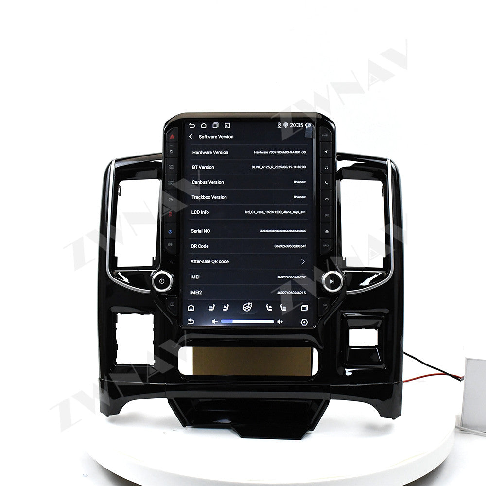 14.5 inches Tesla Screen Android 15.0 Car Multimedia Player For Dodge Ram 1500 2500 3500 2008-2011 GPS radio stereo head unit